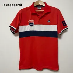 le coq sportif ルコックスポルティフ ポロシャツ M 赤