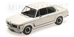 ミニチャンプス 1/18 BMW 2002 ターボ E20 1973 ホワイト Minichamps 1 