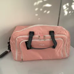 新品未使用　フィラ　FILAバッグ　大容量　旅行用　スポーツ用　ボストンバッグ　ショルダーバック　ピンク　修学旅行　かわいい　女の子