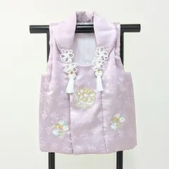 【正絹】 絹100％ 七五三 3歳 被布コート 単品 ピンク 刺繍 SH11-3