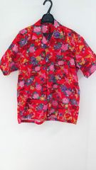 PINK HOUSE98年ヴィンテージ テリアパッチワーク柄開襟シャツ | Mercari