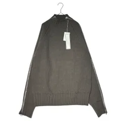 JOHN LAWRENCE SULLIVAN(ジョンローレンスサリバン) 20AW ZIPPED KNIT SWEATER ジップ ニット 4A001-0121-26 S グレージュのサムネイル