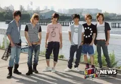 【中古】生写真(ジャニーズ) NEWS/6人/横型/全身/背景海/LIVE!LIVE!LIVE! NEWS DOME PARTY2010公式生写真