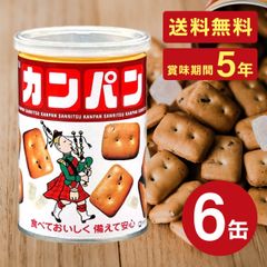 三立製菓 乾パン カンパン 非常食 お菓子 缶詰 保存食 備蓄 5年保存 美味しい おすすめ 防災食 氷菓子入り 100g × 6缶 送料無料【 T-012】