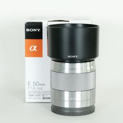[良品] SONY E 50mm F1.8 OSS SEL50F18 [シルバー] / ソニーEマウント