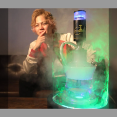 【炭を使わない】日本発の新感覚電気シーシャ/Chillish電気シーシャ本体とChillish専用リキッドセット　★新品未使★ニコチン/タール0★3秒で吸引可能