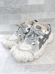 ◇ Θ オニツカタイガー DENTIGRE LS スニーカー シューズ サイズ24.5cm ホワイト グレー系 レディース メンズ E  【1507230001221】