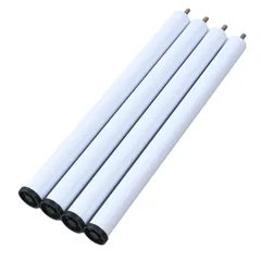 【人気商品】[山善] テーブル用パーツ 直径5×高さ67.5cm 組合せフリーテーブル用脚4本セット パーツ品 サンドホワイト AMDL-70(SWH)