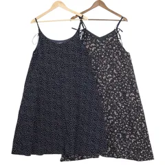 2枚セット♪ AFTERNOONTEA WARDROBE アフタヌーンティー ワードローブ 総柄 キャミソール ワンピース Sz.MR レディース