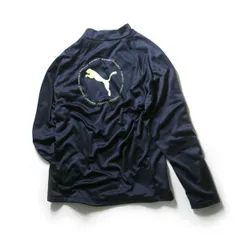 【新品】 PUMA GOLF ／ プーマゴルフ　吸湿速乾 ストレッチ グリッド フリース 裏起毛 ハイネック ロンT 長袖Tシャツ ロングスリーブ カットソー モックネック ゴルフウェア ｜ 秋冬