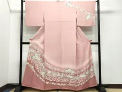 平和屋着物●越後十日町の一流染匠　桐屋・翠山工房　訪問着　絞り　辻が花　金彩　正絹　逸品　CAAY3107vf