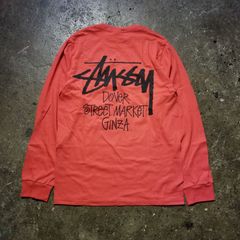 STUSSY 22AW STOCK DSM GINZA LS TEE S ステューシー DOVER STREET MARKET GINZA ドーバーストリートマーケット銀座 長袖Tシャツ