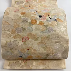 C506正絹 袷 三松 訪問着 作家物 貝島はるみ 綺麗 伊達襟付 金箔