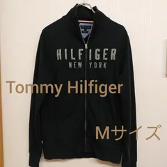 Tommy Hilfiger　トミーヒルフィガー　ネイビー　M　素材不明　古着