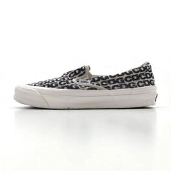 CDG ( COMME des GARCONS ) × VANS スリッポン Slip-On スニーカー 27cm ホワイト キャンバス ボルト VAULT OG Classic