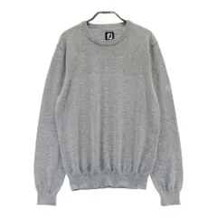 サイズ：M FOOT JOY フットジョイ  ウール混 ニットセーター  グレー系 [240101380292] ゴルフウェア メンズ ストスト