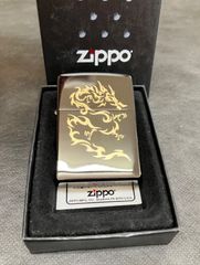 【新品・訳あり】ZIPPO　ジッポ　ライター　ブラック　ドラゴン