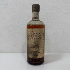 酒【東京都限定】【満20歳以上】北海道余市モルト原酒　NIKKA SINGLE MALT WHISKY　12YEARS OLD ニッカシングルモルトウィスキー　12年　S241107-2