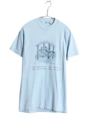 【お得なクーポン配布中!】 80s USA製 ジョーク メッセージ プリント Tシャツ M 小さめ メンズ レディース S 程 ヴィンテージ パロディ キャラクター アート イラスト