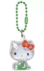 【新品】キーホルダー ハローキティ グリーン ぷっくりったいプチボールチェーン 「サンリオキャラクターズ」