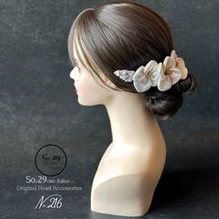 絹花の髪飾り 正絹 シルク (5点セット/3タイプ）｜ヘアアクセ ヘッドパーツ お呼ばれ 結婚式 成人式 白無垢 和装 和装小物 髪留め №216,219,188