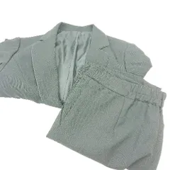 ◇ ⊇ ノーブランド 大きめサイズ ウエストゴム S ジャケット パンツ セットアップ サイズ15ABR76 ブラック レディース E  【1411280018729】