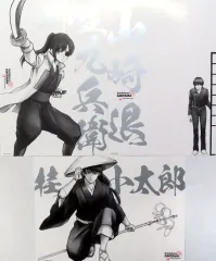 【中古】ポスター 桂＆山崎＆柳生 「生誕20周年記念 銀魂展 ～はたちのつどい～ A4ポスターコレクション3枚セット」