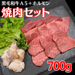 到着日指定可能★黒毛和牛★国産牛ホルモン★焼肉セット700ｇ（3～4人分）