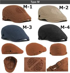 ハンチング 帽子 メンズ キャスケット ベレー帽 ハンチング キャップハット 防寒 秋冬 TYPEE