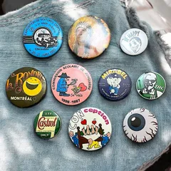 CP ホラー アート ネタ 缶バッジ ビンテージ アンティーク 50s ~ 60s 70s 80s 90s 00s 小物 アクセサリー 古着 vintage USA アメリカ ユーロ 仕入れ ロック バイカー アメカジ ストリート  p10/のサムネイル