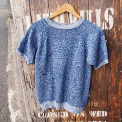 60s Vintage ビンテージ 杢 霜降り 半袖スウェット◆Size:US-M