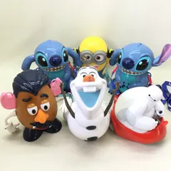 ■Disney＆USJ ポップコーンケース まとめ売り ベイマックス/ミニオン/スティッチなど 中古品 3.96kg