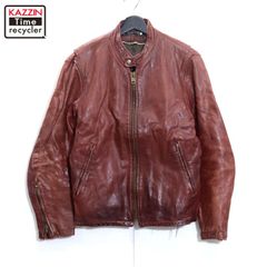 70s vintage シングルライダースジャケット メンズ Mサイズ相当