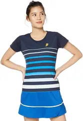 【新品】【8800円の品】prince(プリンス) ゲームシャツ レディース・ウィメンズ ネイビー WL9094-127