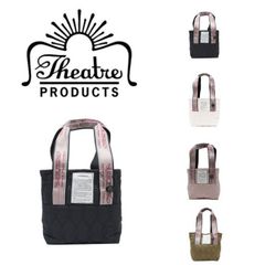 THEATRE PRODUCTS シアタープロダクツ MISSISSIPPI ミシシッピ トートバッグ ジャガードテープ バッグ キルト キルティング カバン軽いインスタ 表参道 BL210304 正規販売店 正規品