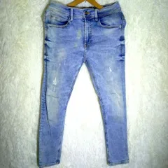 ZARA MAN 【USA30】メンズ ダメージ スキニーデニム ジーンズ