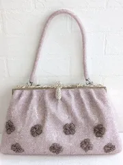 ☆美品☆皇室御用達 LUMYHashimoto パーティバッグ ビーズ シルバー 皇室御用達 Lumy ルミーはしもと ビーズバッグ まとめ売り 10点