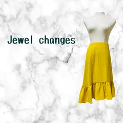 Jewel Changes ジュエルチェンジズ  ティアードスカート サイズ36/S相当 イエロー レディース　小さいサイズのサムネイル