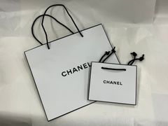 CHANEL ホワイトショップ袋セット - メルカリ
