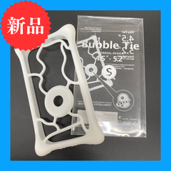 【GWセール】L0017 【新品】Bone collection Smartphone case スマートフォンケース  4.5-5.2インチ BubbleTie Sサイズ 白　ホワイト