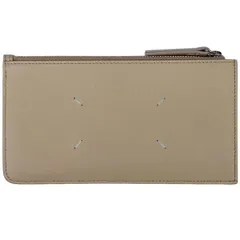 メゾン マルジェラ Maison Margiela ジップ 長財布 ステッチ 札入れ カードケース 長財布 レザー ベージュ SA1VL0001 レディース 【中古】のサムネイル