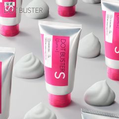 【公式】ドットバスター 酵素洗顔フォーム ブラック DOT BUSTER｜洗顔料 洗顔 毛穴 黒ずみ クレイ スクラブ入り 角栓 ザラつき 過剰皮脂  150g [単品]