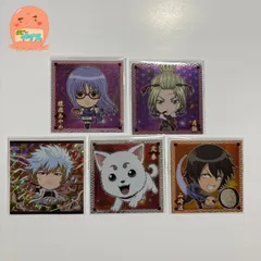 銀魂 ウエハース シール　銀さん　坂田銀時　銀魂1-31 SEC 白夜叉 (シークレット)　他　【5点セット】