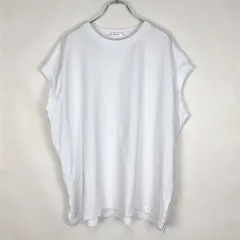ap retro コットンフレンチスリーブチュニックTシャツ 白のサムネイル