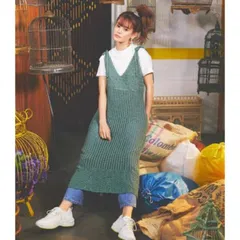 GU × KEITA MARUYAMA ジーユー ケイタマルヤマ 透かし網ニット キャミソールワンピース