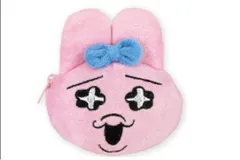 ティ 【送料無料】【おぱんちゅうさぎ】カラビナ付きぬいぐるみファスナーマスコット【きらきら】【うさぎ】【ウサギ】【動物】【アニマル】【スタンプ】【キーホルダー】【キーリング】【鍵】【人形】【ポーチ】【ケース】【小物入れ】【雑貨】【グッズ】【かわいい】