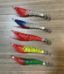 【訳あり】 イカメタル スッテ 5本セット オモリグ ドロッパー 夜光 ケイムラ