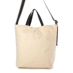☆ 아이보리 ☆ cachecache 카슈카슈 도트 나일론 2way 가방 cachecache 카슈카슈 숄더백 나일론 2way 숄더백 숄더 어깨걸이 토트 백 토트 백 토트 수제 도트 물방울