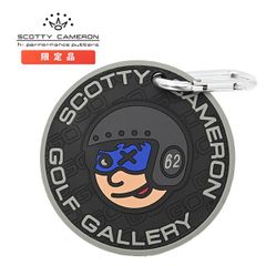 スコッティキャメロン ラバー パッティングディスク ジョニーレーサー Go ブラック バッグタグ カラビナ付き 限定 Scotty Cameron Johnny Racer Black
