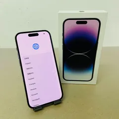 返金保証　美品　Apple　iPhone14 Pro 1TB 　SIMフリー版　バッテリー最大容量86%付属品完備　MQ313J/A　ディープパープル	C1429	コンパクト発送